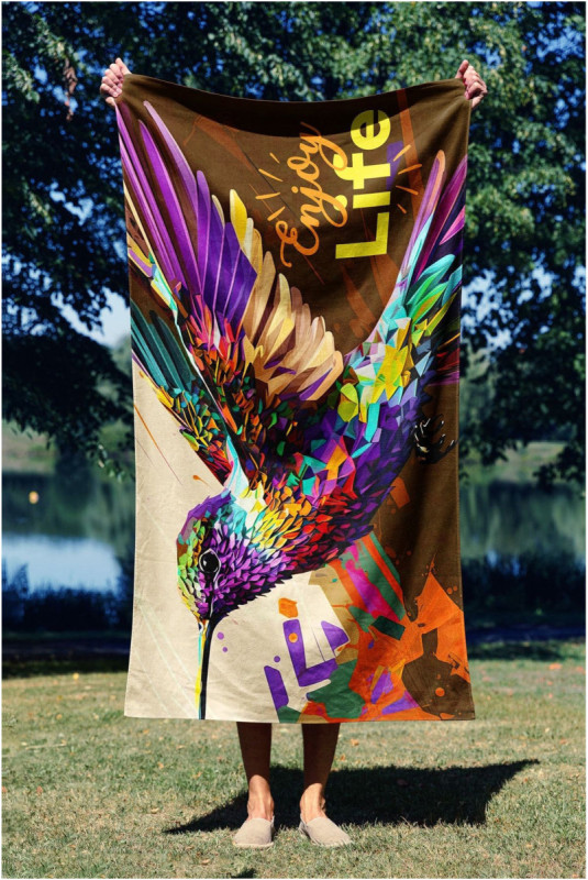 Serviette de plage - Multicolore