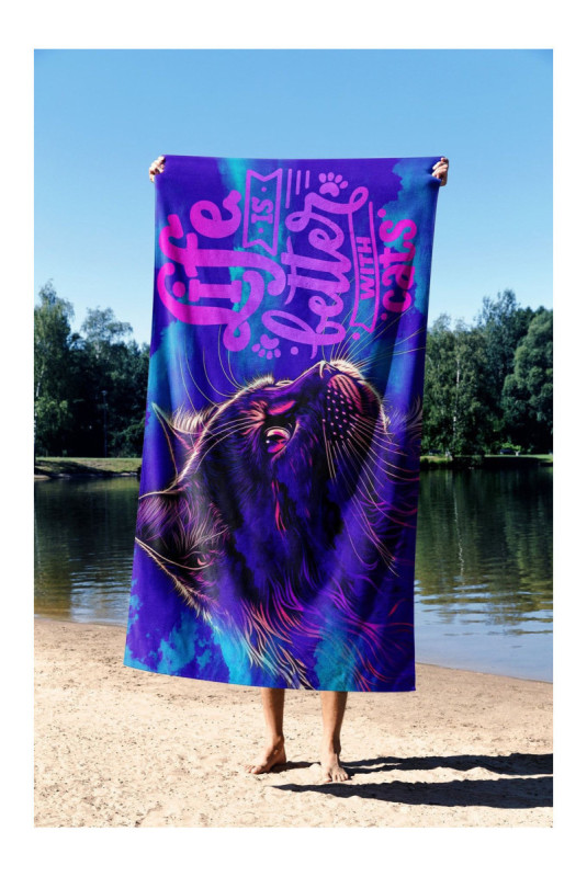 Serviette de plage - Multicolore
