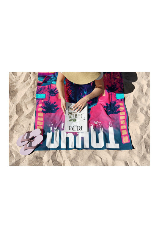 Serviette de plage - Multicolore