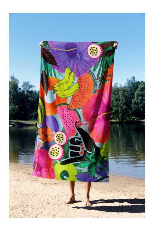 Serviette de plage - Multicolore