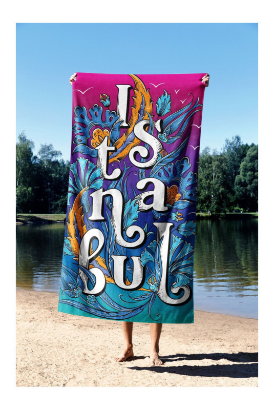 Serviette de plage - Multicolore