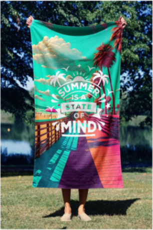 Serviette de plage - Multicolore