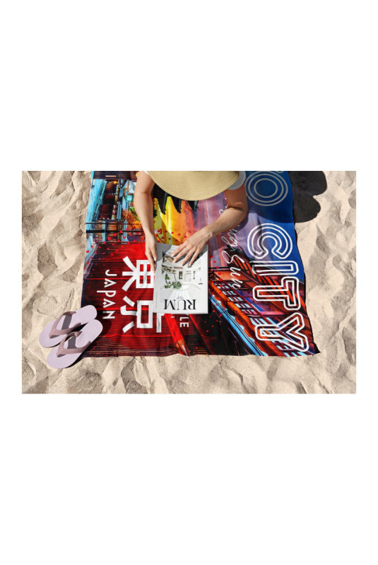 Serviette de plage - Multicolore