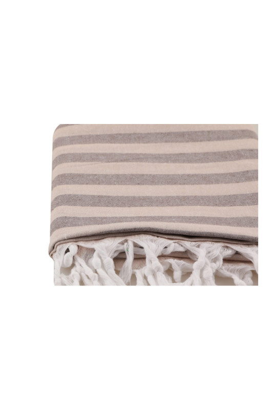 Fouta (Serviette de plage) - Brun