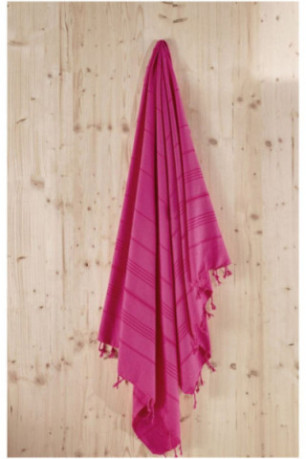 Fouta (Serviette de plage) - Fuchsia