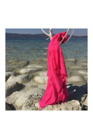 Fouta (Serviette de plage) - Fuchsia
