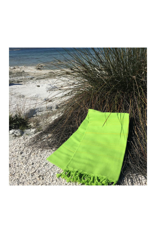 Fouta (Serviette de plage) - Vert