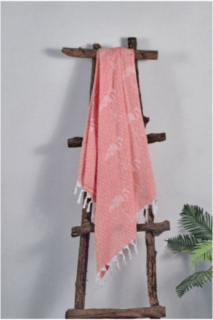 Fouta (Serviette de plage) - Saumon