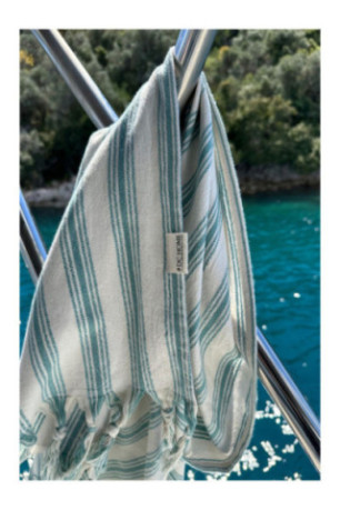 Fouta (Serviette de plage) - Menthe
