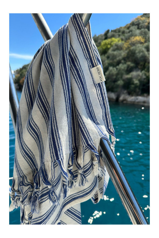 Fouta (Serviette de plage) - Bleu marine
