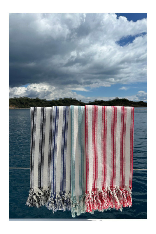 Fouta (Serviette de plage) - Bleu marine