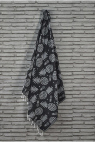Fouta (Serviette de plage) - Gris anthracite