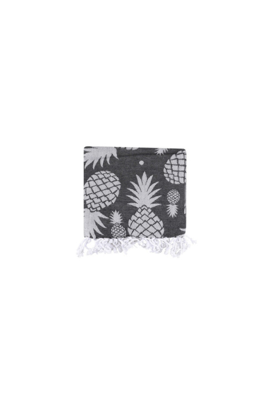 Fouta (Serviette de plage) - Gris anthracite
