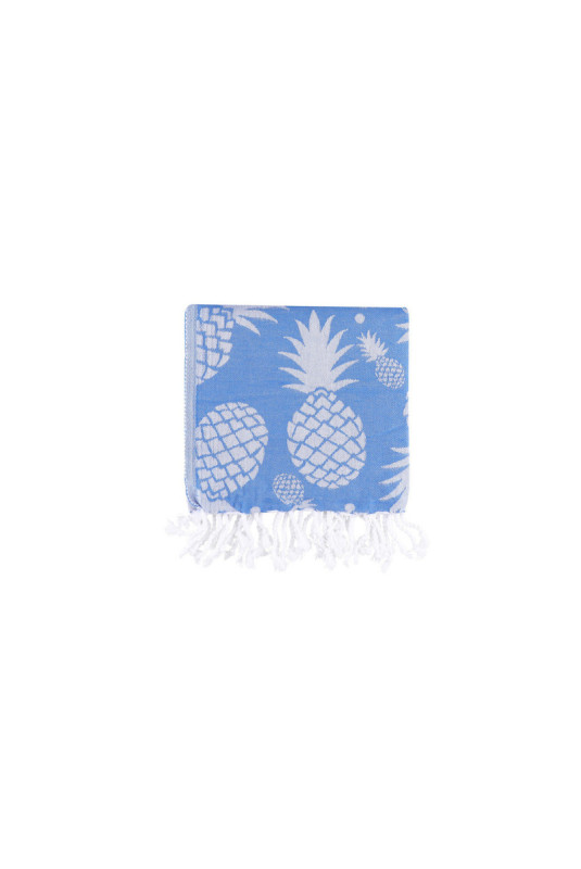 Fouta (Serviette de plage) - Bleu