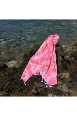 Fouta (Serviette de plage) - Rose