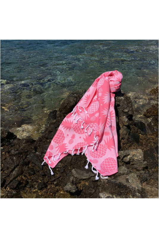 Fouta (Serviette de plage) - Rose