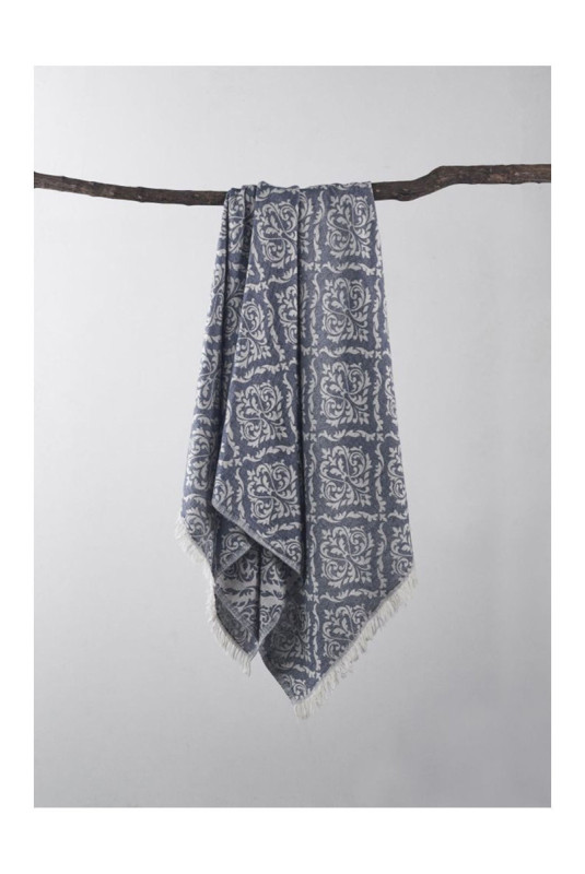 Fouta (Serviette de plage) - Bleu foncé