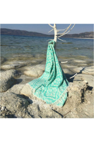 Fouta (Serviette de plage) - Vert