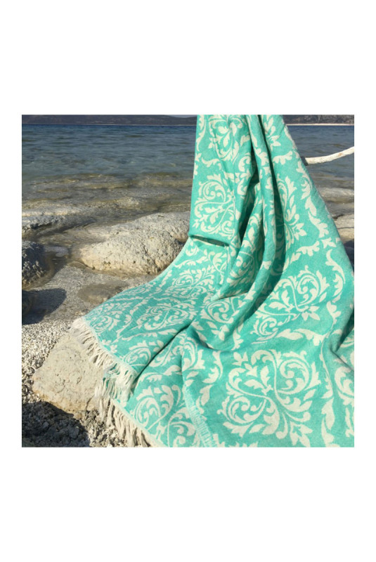 Fouta (Serviette de plage) - Vert