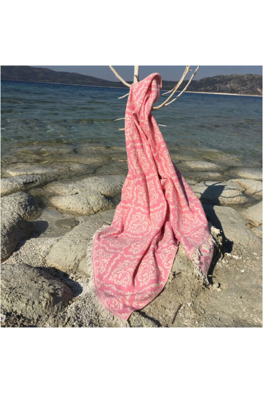 Fouta (Serviette de plage) - Rose