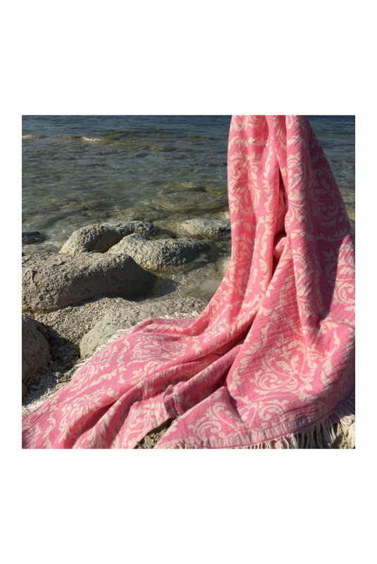 Fouta (Serviette de plage) - Rose