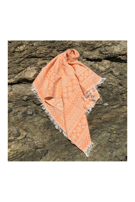 Fouta (Serviette de plage) - Orange