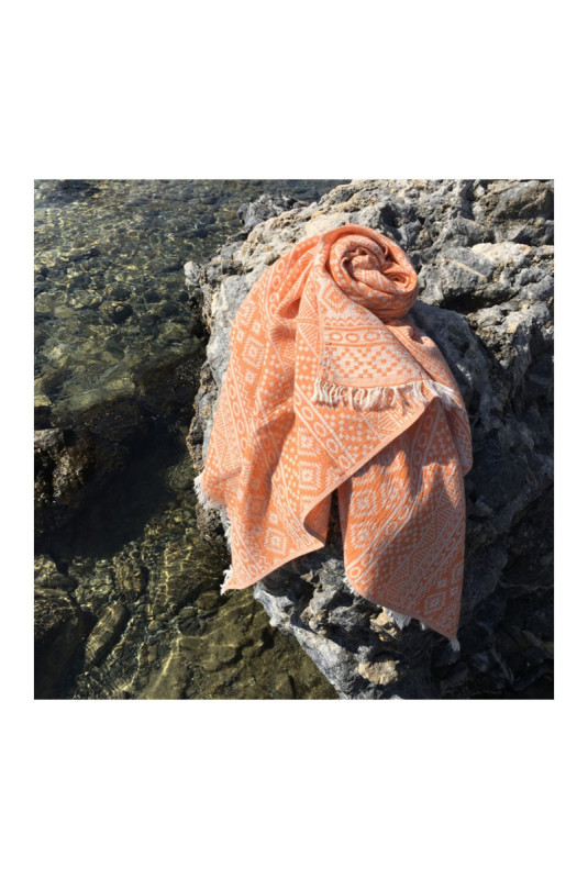 Fouta (Serviette de plage) - Orange