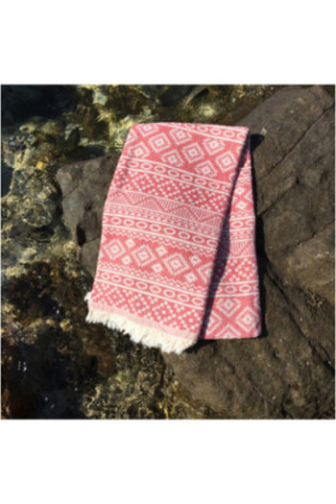 Fouta (Serviette de plage) - Rouge