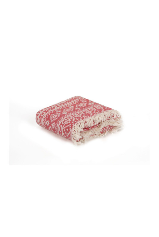 Fouta (Serviette de plage) - Rouge
