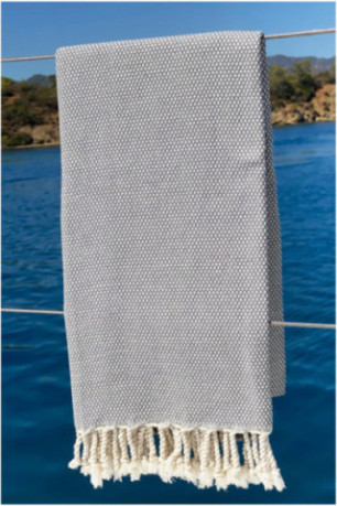 Fouta (Serviette de plage) - Gris