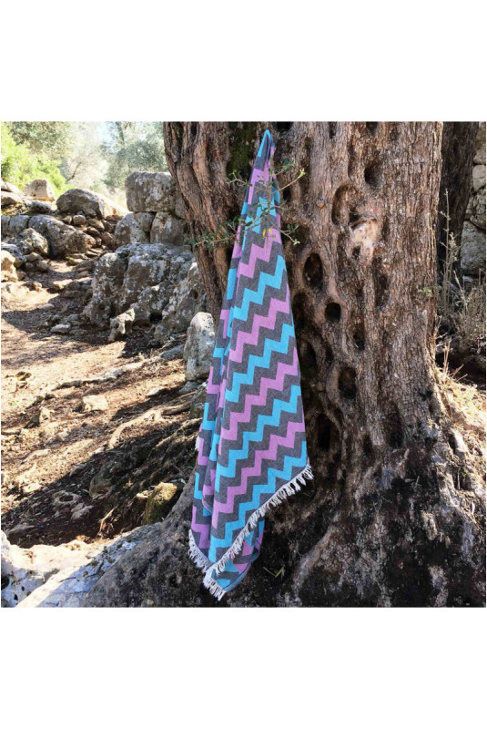 Fouta (Serviette de plage) - Violet