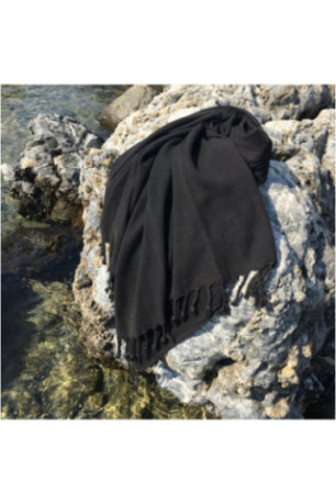 Fouta (Serviette de plage) - Noir