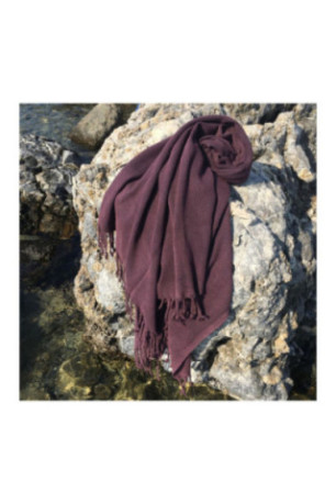 Fouta (Serviette de plage) - Prune