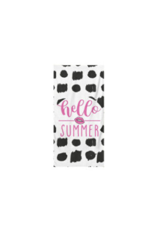 Serviette de plage - Noir et blanc