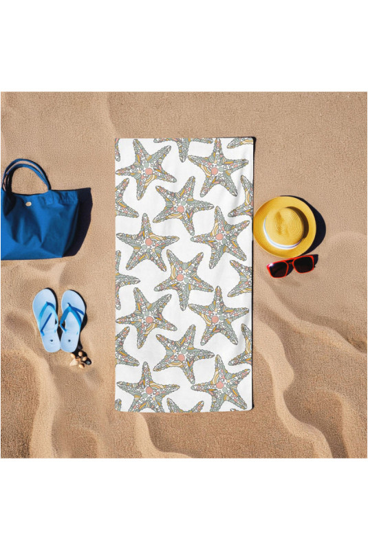Serviette de plage - Blanc