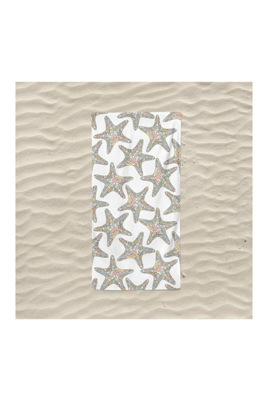 Serviette de plage - Blanc