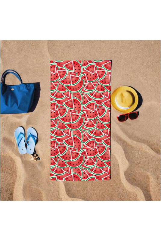 Serviette de plage - Rouge