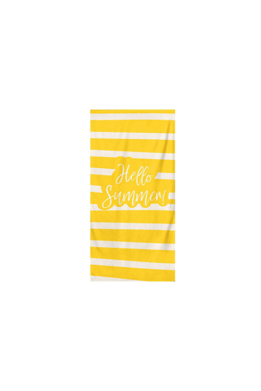Serviette de plage - Jaune