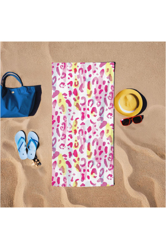 Serviette de plage - Rose