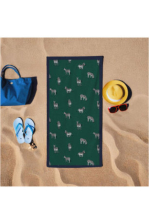 Serviette de plage - Vert