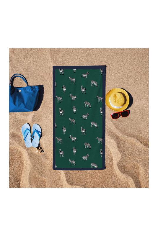 Serviette de plage - Vert
