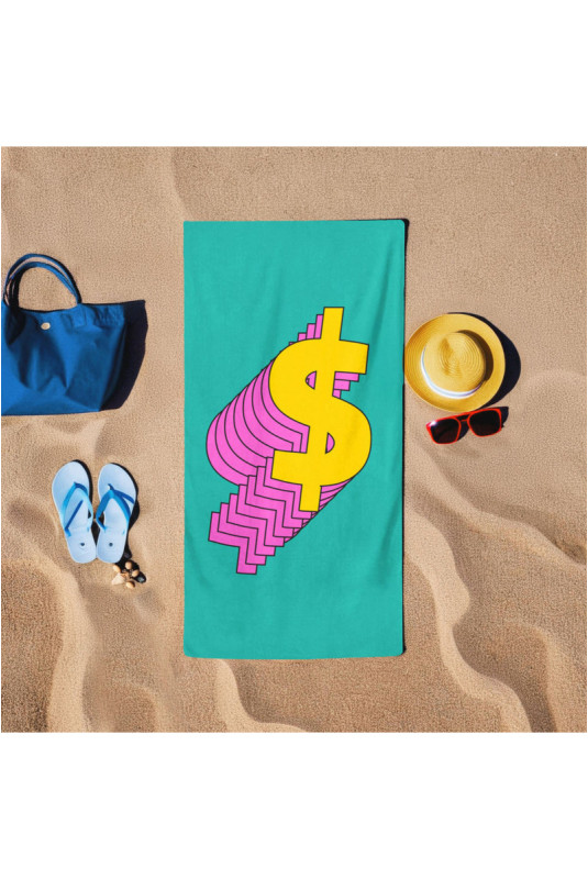 Serviette de plage - Vert