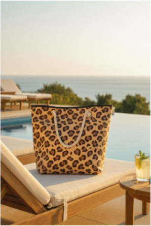 Sac de plage - Léopard