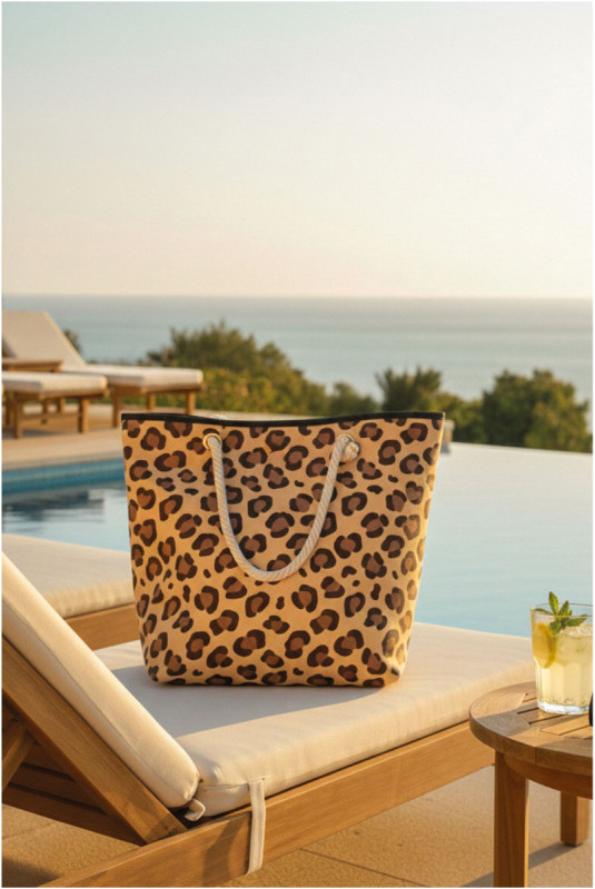 Sac de plage - Léopard