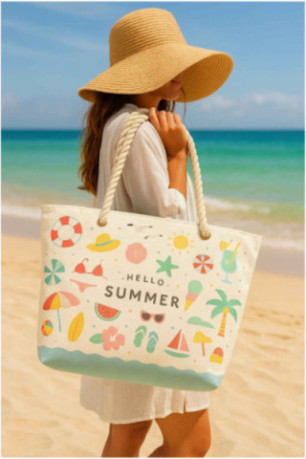 Sac de plage - Multicolore