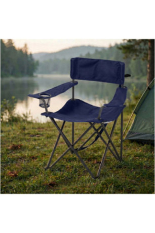 Chaise de camping - Bleu marine