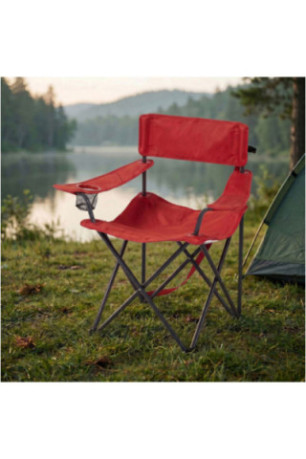 Chaise de camping - Rouge
