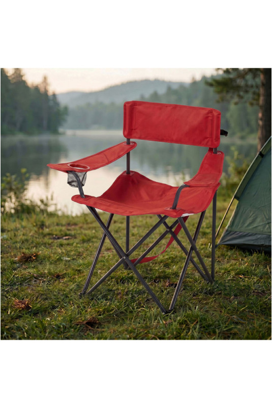 Chaise de camping - Rouge