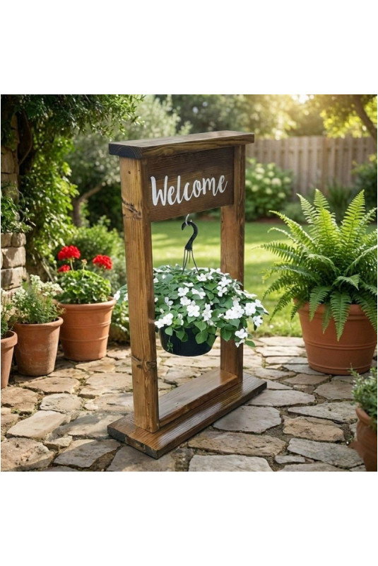 Pot de jardin décoratif - Chêne doré