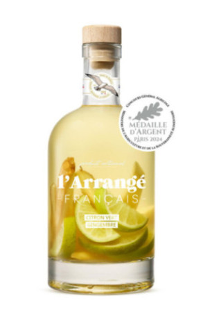 Rhum arrangé citron vert gingembre 70 cl